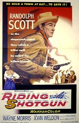  Randolph Scott, Wayne Morris, Joan Weldon... Larry DeLong est un conducteur de diligences dont la mission est de prot�ger les innocents voyageant dans son v�hicule. Une mission loin d'�tre de tout repos...