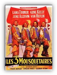 Gene Kelly, Lana Turner... D'Artagnan a rejoint les trois mousquetaires lorsqu'il s'éprend de Mme Bonacieux, la couturière de la reine, qu'il va aider à sauver son honneur...  