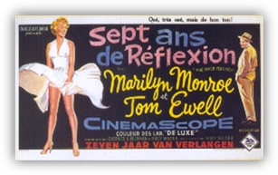 Marilyn Monroe, Tom Ewell... Richard Sherman, un publiciste, vient de déposer à la gare sa femme et ses enfants. Il prévoit de rester seul pour les vacances d'été dans son appartement new-yorkais...