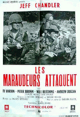 Jeff Chandler, Ty Hardin, Peter Brown... D�but 1944, en Birmanie, durant la Seconde guerre mondiale. Les soldats am�ricains du G�n�ral Frank D. Merill, "Les Maraudeurs", partent en pleine jungle afin de pi�ger les soldats japonais...