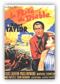 Robert Taylor , Louis Calhern , Paula Raymond... Le Wyoming en 1865. Sergent-major de l'arme fdrale, Lance Poole, d'origine indienne, revient dans son village. Il dcouvre que, malgr sa mdaille du Congrs, il reste un sale indien. Il se replie dans sa rserve que la porte du diable protge du vent...