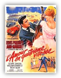 Elvis Presley, Ann-Margret, Cesare Danova... Deux hommes s'affrontent dans une course automobile pour les beaux yeux d'une ravissante prof de natation...