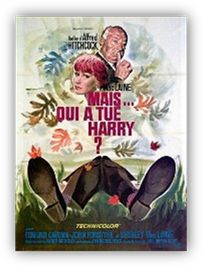 John Forsythe, Edmund Gwenn, Shirley MacLaine… Des coups de feu, un talon de chaussure, une bouteille, un cadavre et une pliade de suspects...