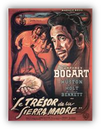 Humphrey Bogart, Walter Huston, Tim Holt… Dobbs et Curtis travaillent sur un chantier dont le chef part avec le salaire des ouvriers. Ils partent à sa recherche et récupèrent leur argent. Puis ils s'associent avec le vieil Howard pour exploiter un filon d'or dans la Sierra Madre…