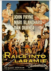 Dan Duryea , John Payne , Marie Blanchard... Le sergent Jefferson est charge d'enrayer la vague de sabotages qui emp�chent la construction de la voie de chemin de fer pr�s de Laramie. Sa tache n'est pas ais�, il est seul contre tous, et d�couvre en plus que son ennemi est un ancien compagnon d'armes...