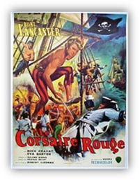 Burt Lancaster, Nick Cravat, Eva Bartok... Au XVIIIe sicle, dans la mer des Carabes. Le capitaine Vallo, alias le 'Corsaire Rouge', s'empare d'un vaisseau espagnol, transportant des armes et des soldats destins  mater une rbellion sur l'le de Cobra...