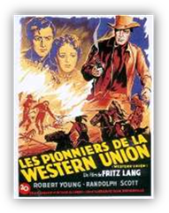  Robert Young, Randolph Scott, Dean Jagger... Evocation de la construction du tlgraphe de l'Atlantique au Pacifique...