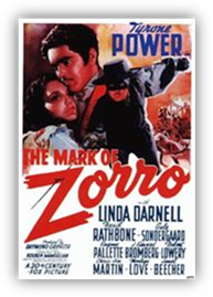 Tyrone Power, Linda Darnell, Basil Rathbone...1820. Escrimeur mrite, Don Diego Vega quitte Madrid pour regagner la Californie. A son retour, il dcouvre que son pre, Don Alejandro, gouverneur de l'Etat, a t remplac par le despotique Don Luis Quintero. Celui-ci, motiv par le seul appt du gain, opprime le peuple avec la complicit du capitaine Esteban Pasquale, son me damne...